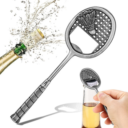 Novelty Badminton Racket Bottle Opener for Sports Lover Gifts
