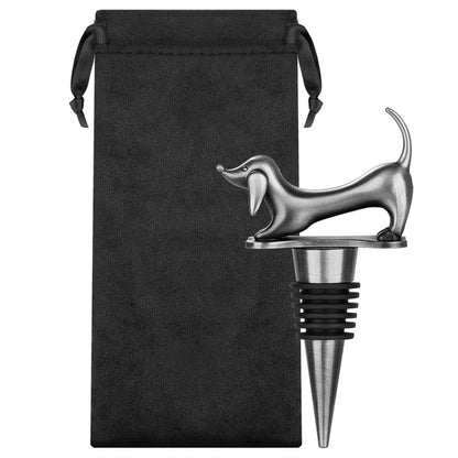 Dachshund Wine Champagne Bottle Stopper, Sausage Dog Shape Stopper,Wine Stoppers for Parties Kitchen Bar