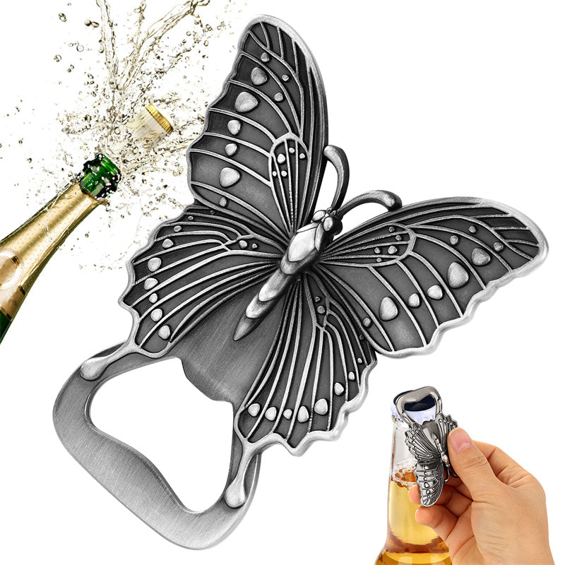 gray Butterfly Bottle Opener Metal Beer Opener Decor Gift