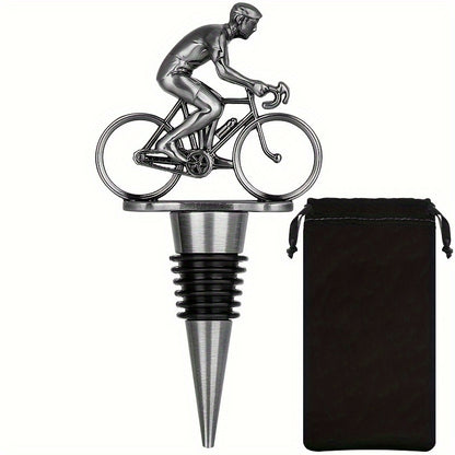 gray cycle bottle stopper