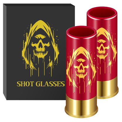 skull plastic shot glasses,12ga shot cups for men