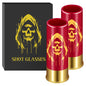 skull plastic shot glasses,12ga shot cups for men