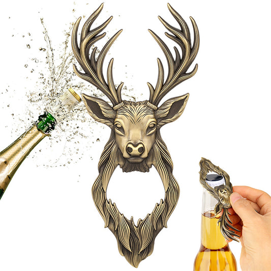 stag antler beer opener